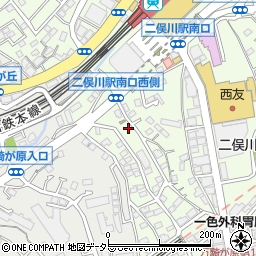 スキップ二俣川駐車場周辺の地図