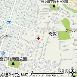 神奈川県横浜市瀬谷区宮沢1丁目38周辺の地図