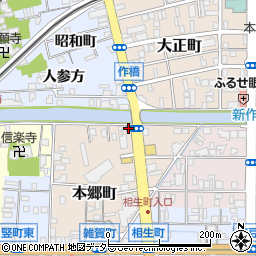 松江本郷郵便局周辺の地図