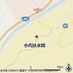 兵庫県美方郡香美町小代区水間119周辺の地図