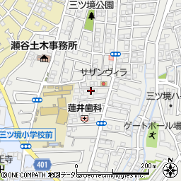 神奈川県横浜市瀬谷区三ツ境158-9周辺の地図