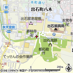 兵庫県豊岡市出石町内町56周辺の地図
