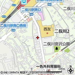 株式会社タウンハウジング　神奈川二俣川店周辺の地図