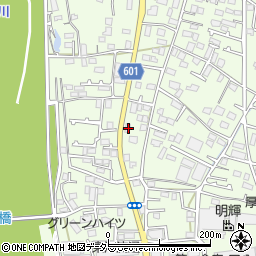 神奈川県厚木市金田390周辺の地図