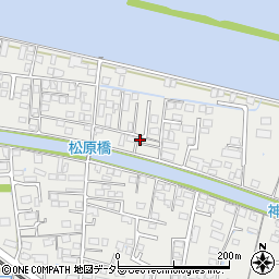 島根県松江市東津田町347周辺の地図