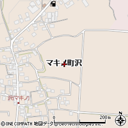 滋賀県高島市マキノ町沢周辺の地図