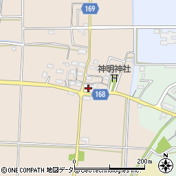 岐阜県本巣市屋井14周辺の地図