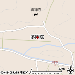 京都府舞鶴市多門院周辺の地図