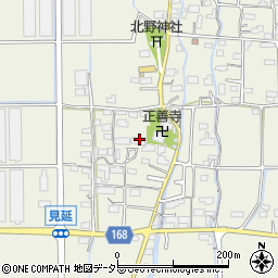 岐阜県本巣市見延962周辺の地図