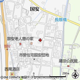 國安集会所周辺の地図