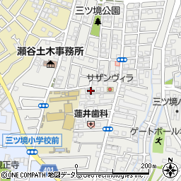 神奈川県横浜市瀬谷区三ツ境158周辺の地図