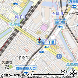 グリフィン横浜・東口参番館周辺の地図