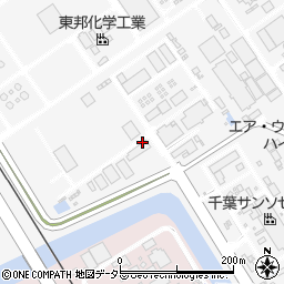 東邦化学工業株式会社　千葉工場周辺の地図