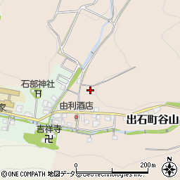 兵庫県豊岡市出石町谷山周辺の地図