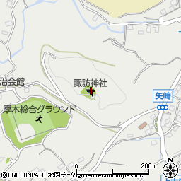 神奈川県厚木市上古沢1361周辺の地図