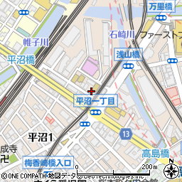 四谷学院横浜校２号館周辺の地図