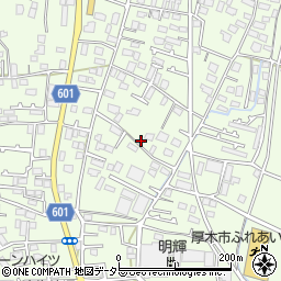 神奈川県厚木市金田411-3周辺の地図