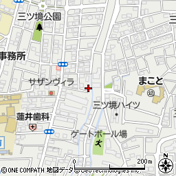神奈川県横浜市瀬谷区三ツ境172-38周辺の地図