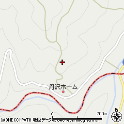 神奈川県清川村（愛甲郡）丹沢山札掛周辺の地図