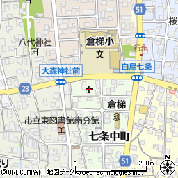 京都府舞鶴市倉梯中町周辺の地図
