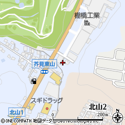 岐阜県岐阜市芥見東山周辺の地図