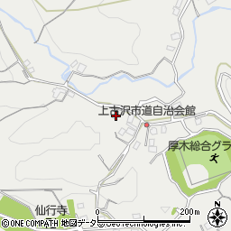 神奈川県厚木市上古沢1438-2周辺の地図