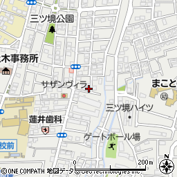 神奈川県横浜市瀬谷区三ツ境172-8周辺の地図