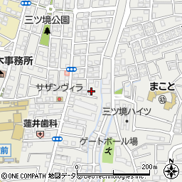 神奈川県横浜市瀬谷区三ツ境172-3周辺の地図