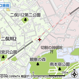 竹井荘周辺の地図