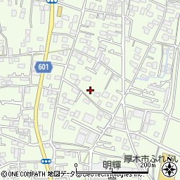 神奈川県厚木市金田411-1周辺の地図