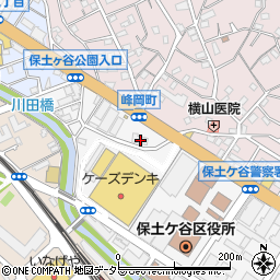 神奈川県横浜市保土ケ谷区川辺町12周辺の地図