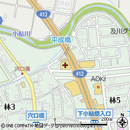 ウエインズトヨタ神奈川　厚木平成橋店周辺の地図