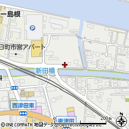 島根県松江市東津田町383周辺の地図