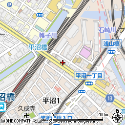 神奈川県横浜市西区平沼1丁目39周辺の地図