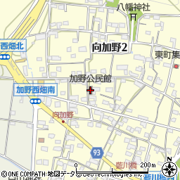加野公民館周辺の地図