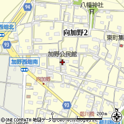 加野公民館周辺の地図