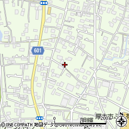 神奈川県厚木市金田422-1周辺の地図