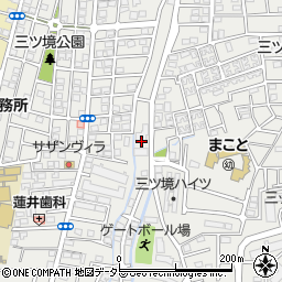 神奈川県横浜市瀬谷区三ツ境173-4周辺の地図