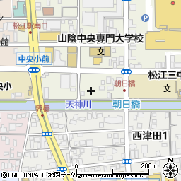 島根ビジネス　ソニー特約店周辺の地図