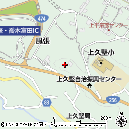 長野県飯田市上久堅3822周辺の地図