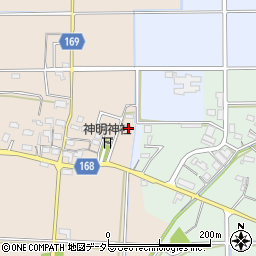 岐阜県本巣市屋井142周辺の地図