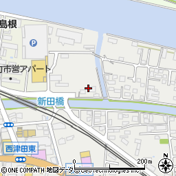 島根県松江市東津田町382周辺の地図