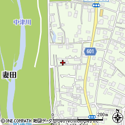 神奈川県厚木市金田361周辺の地図
