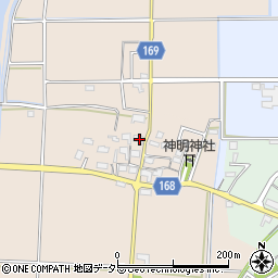 岐阜県本巣市屋井218周辺の地図
