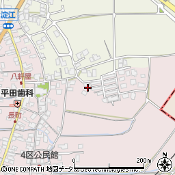 鳥取県米子市淀江町淀江448-1周辺の地図