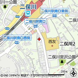 臨海セミナー二俣川校周辺の地図