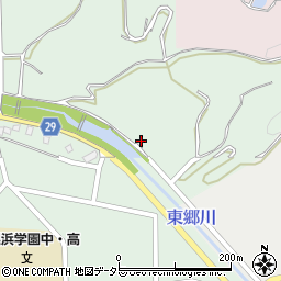 東郷川周辺の地図