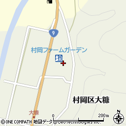 兵庫県美方郡香美町村岡区大糠36周辺の地図