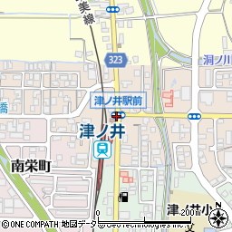 津ノ井駅前周辺の地図