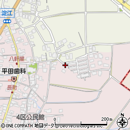 鳥取県米子市淀江町淀江448-3周辺の地図